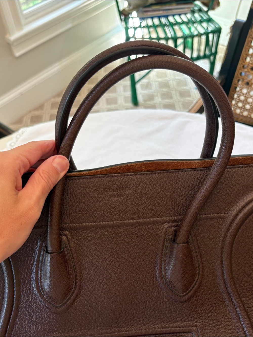 Celine Leather Luggage Phantom Medium - Picture 8 of 16
